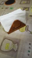 Wooden Serviette Napkin Holder - Blessed Engraving - 1