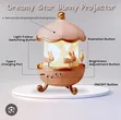 Bunny Carousel Night Light yenye Mandhari 6 Zinazozunguka - 3