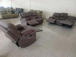 Kiti cha Recliner cha Premium cha Rangi ya Brown cha Watu 6