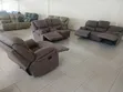 Premium Brown 6 Seater Recliner Sofa Set - 1