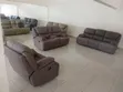 Premium Brown 6 Seater Recliner Sofa Set - 4