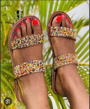 Sandali za Maasai Zenye Shanga
