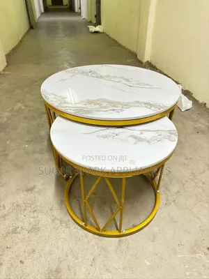 Marble Nesting Tables - Modern Luxury 2-in-1