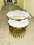 Marble Nesting Tables - Modern Luxury 2-in-1 - 1