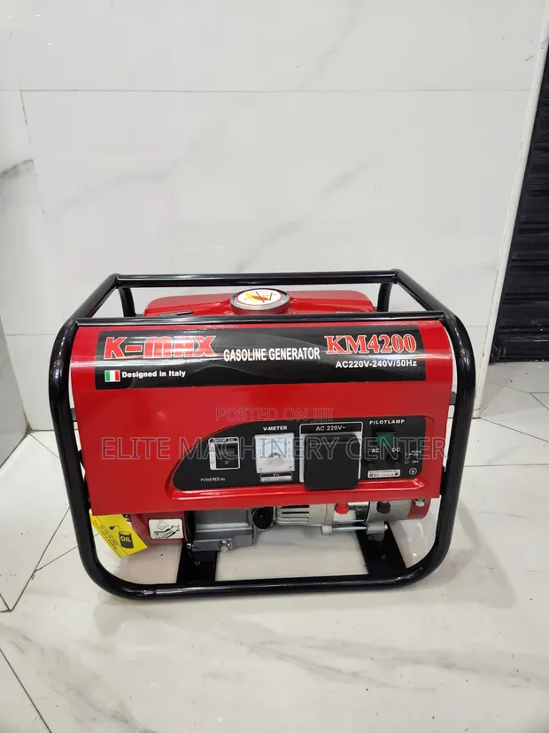 K-Max KM4200 1.2 kVA Jenereta Portable ya Petroli - 1