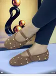 La Flats Shoes - Brown Leather - 2
