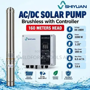 Shiyuan 2200W AC/DC Kidhibiti cha Pampu ya Maji ya Kuchovya ya Solar