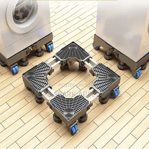 Heavy Duty Adjustable Base Rack kwa Fridge/Washing Machine