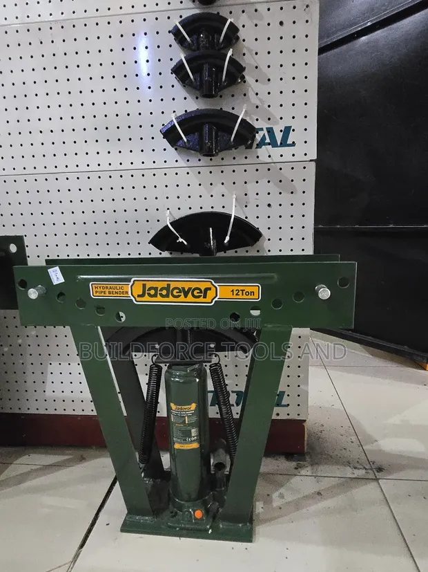 Jadever 12-Ton Hydraulic Pipe Bender - 1