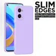 Kifaa cha Silicone Slim Fit cha OPPO A77 - Zambarau - 1
