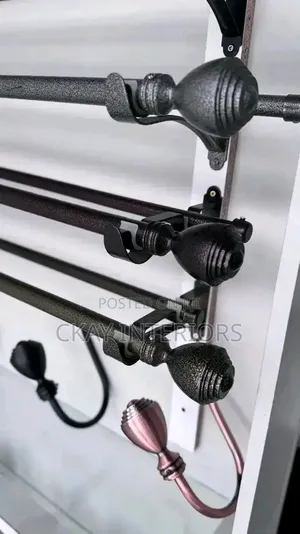Powder Coated Curtain Rods - Jua Kali