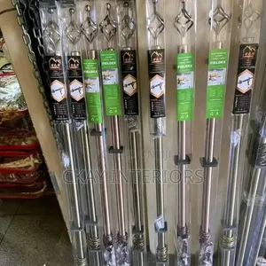 3m Good Quality Single Adjustable Curtain Rod