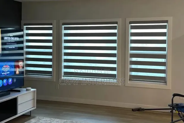 Horizontal Blinds for Office Windows - 1
