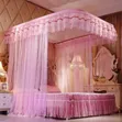Brand New Pink and White Quality Bed Nets - 2