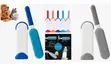 Reusable Pet Hair Remover Brush Set - Double-Sided Self-Cleaning - 1