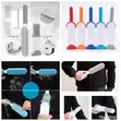 Reusable Pet Hair Remover Brush Set - Double-Sided Self-Cleaning - 3
