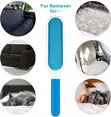 Reusable Pet Hair Remover Brush Set - Double-Sided Self-Cleaning - 4
