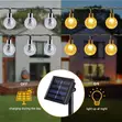 Solar Powered Outdoor Ball String Lights - 12M, 100 LEDs - 1