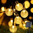 Solar Powered Outdoor Ball String Lights - 12M, 100 LEDs - 3
