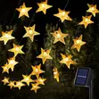 12M 100 Stars Solar Powered Fairy Lights za Nje - 1