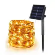 32m Solar Christmas Fairy String Lights - 300 LEDs - 1