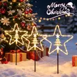Solar Christmas Garden Pathway Lights - Njia 8 (Set ya 4) - 1