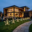Solar Christmas Garden Pathway Lights - Njia 8 (Set ya 4) - 3