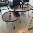 Seti ya Meza za Kahawa Zinazokunjwa 2-in-1 - 4
