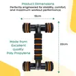 Push Up Bars Stand Pair kwa Home Gym & Calisthenics - 3