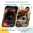 Push Up Bars Stand Pair kwa Home Gym & Calisthenics - 4