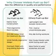 Push Up Bars Stand Pair kwa Home Gym & Calisthenics - 5