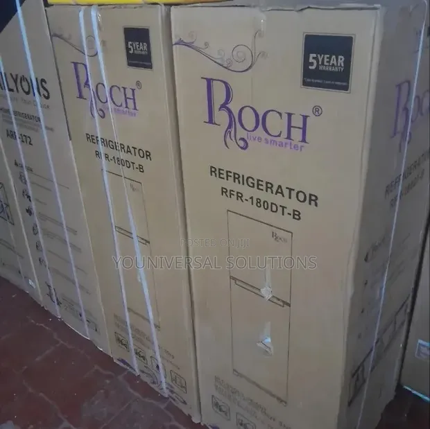 Roch 138L Double Door Refrigerator - 1