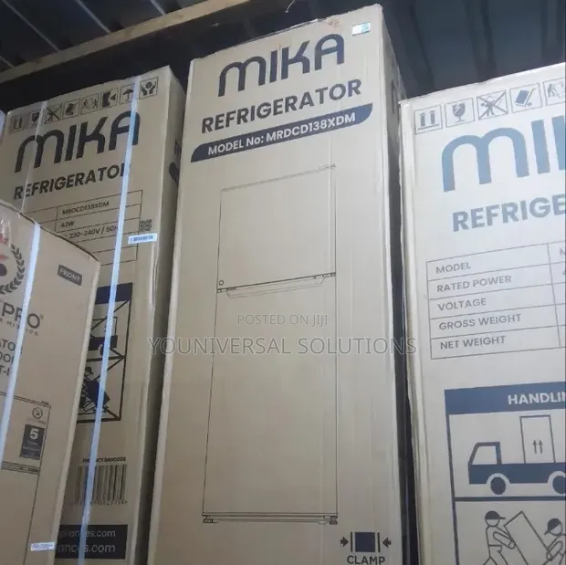 Mika 138 Litres Double-Door Refrigerator - 1