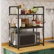 3-Tier Multi-Purpose Microwave Kitchen Counter Organizer - 1