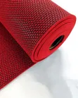 Red Perforated Slip-Resistant Rubber Mats - 2