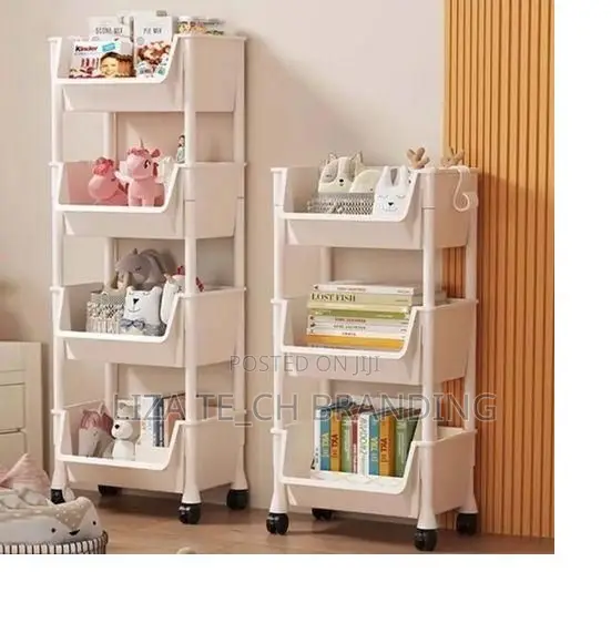 4-Layer Trolley Storage Rack - 1