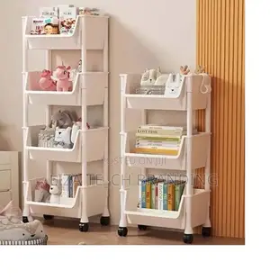 4-Layer Trolley Storage Rack