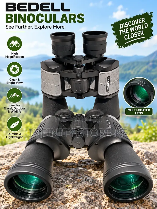 BEDELL Binoculars za Juu za Kukuza kwa Safari - 1
