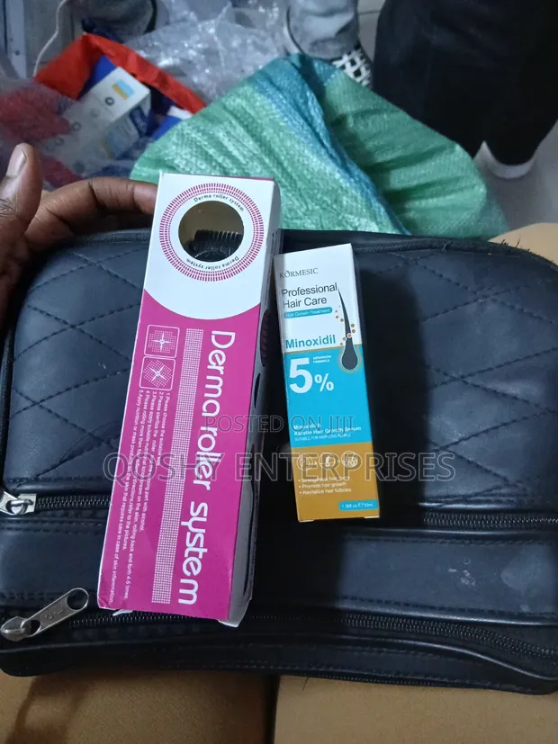 Kormesic Minoxidil 5% Hair Growth Serum + Dermaroller - 1