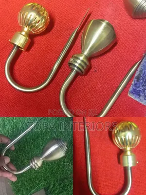Metal Curtain Tiebacks Hook Kila Kipande