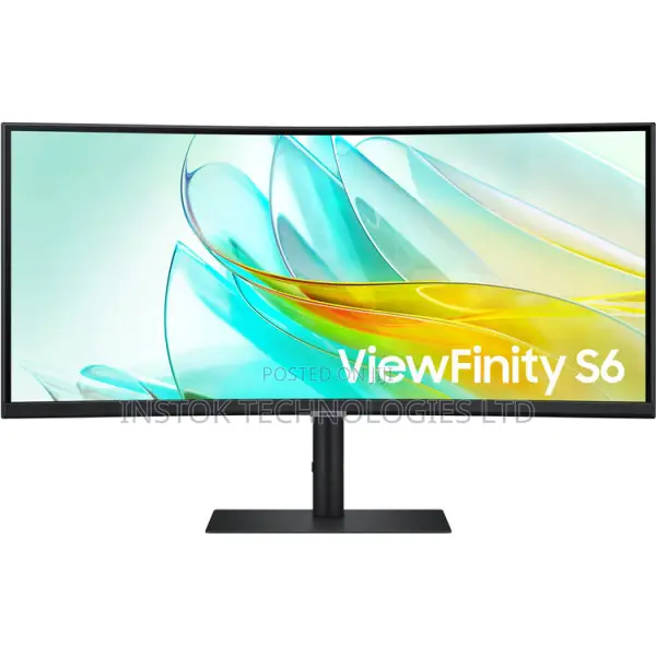 Samsung ViewFinity S65UC 34" 1440p HDR Curved Ultrawide Monitor - 1