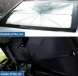 Foldable Car Windshield Sunshade Umbrella - 4