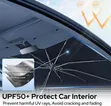 Foldable Car Windshield Sunshade Umbrella - 5