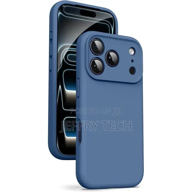 Soft Silicone Shockproof Case for Apple iPhone 17 Pro - Blue - 1