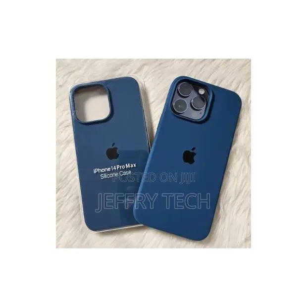 Soft Silicone Back Cover for iPhone 12 Pro - Blue - 1