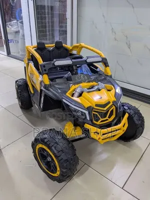 12V Kids Ride-on UTV Buggy - Yellow