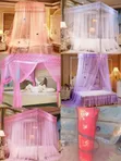 See-Through Fine Mesh Mosquito Nets for Beds - 1