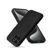 Soft Silicone Back Cover kwa Honor X6a - Nyeusi - 1