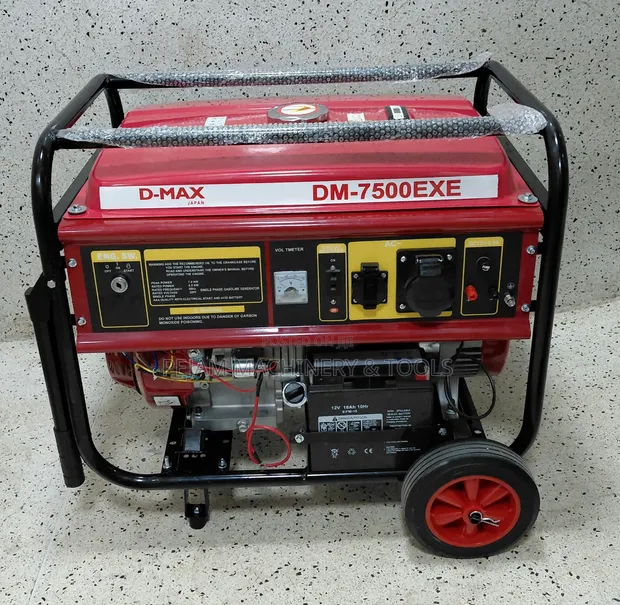 D-MAX DM-7500EXE 10kVA Petrol Generator (Key Start) - 1