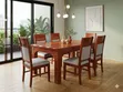 Premium 6-Seater Solid Mahogany Dining Set - 2